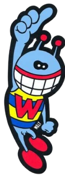 W and LT's mascot, Paku Paku